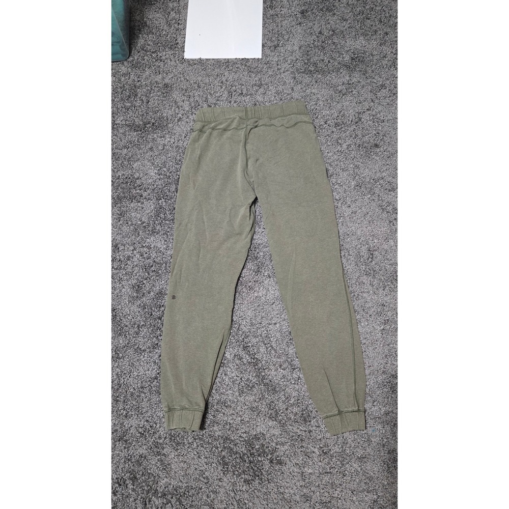Lululemon High Rise Jogger Olive Green Heathered Sweatpants Women Size 4